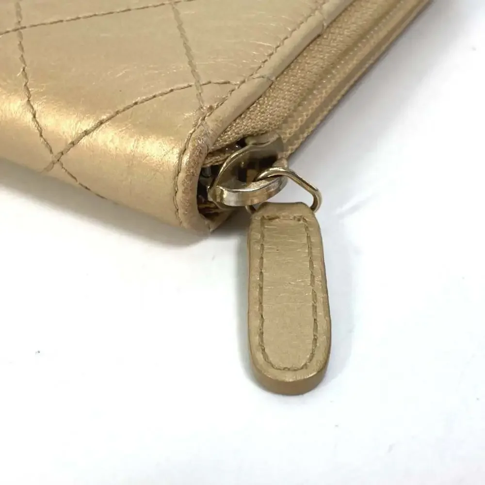 CHANEL Gold Wallet